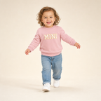 Embroidered Letter Mommy & Me Sweatshirt - toddler sweatshirt