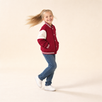 Burgundy Varsity Family Jacket - kids jacket