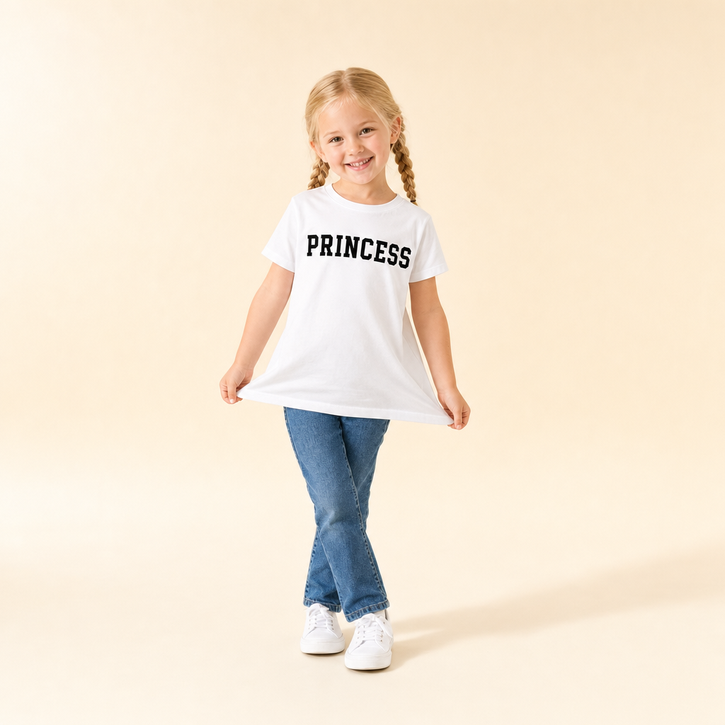 King & Queen Family Tee - girl's tee