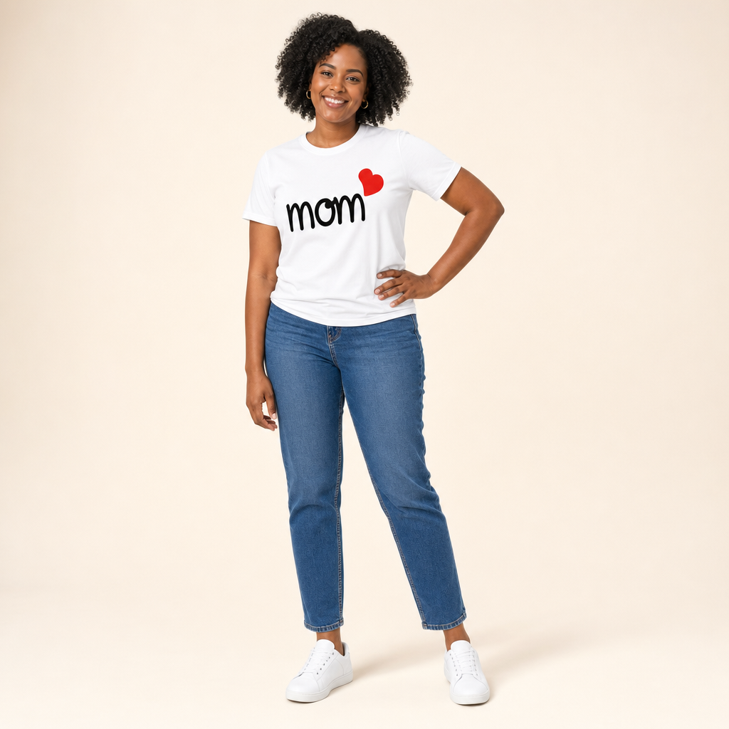 Mom, Dad & Me Family Tee - mom's tee