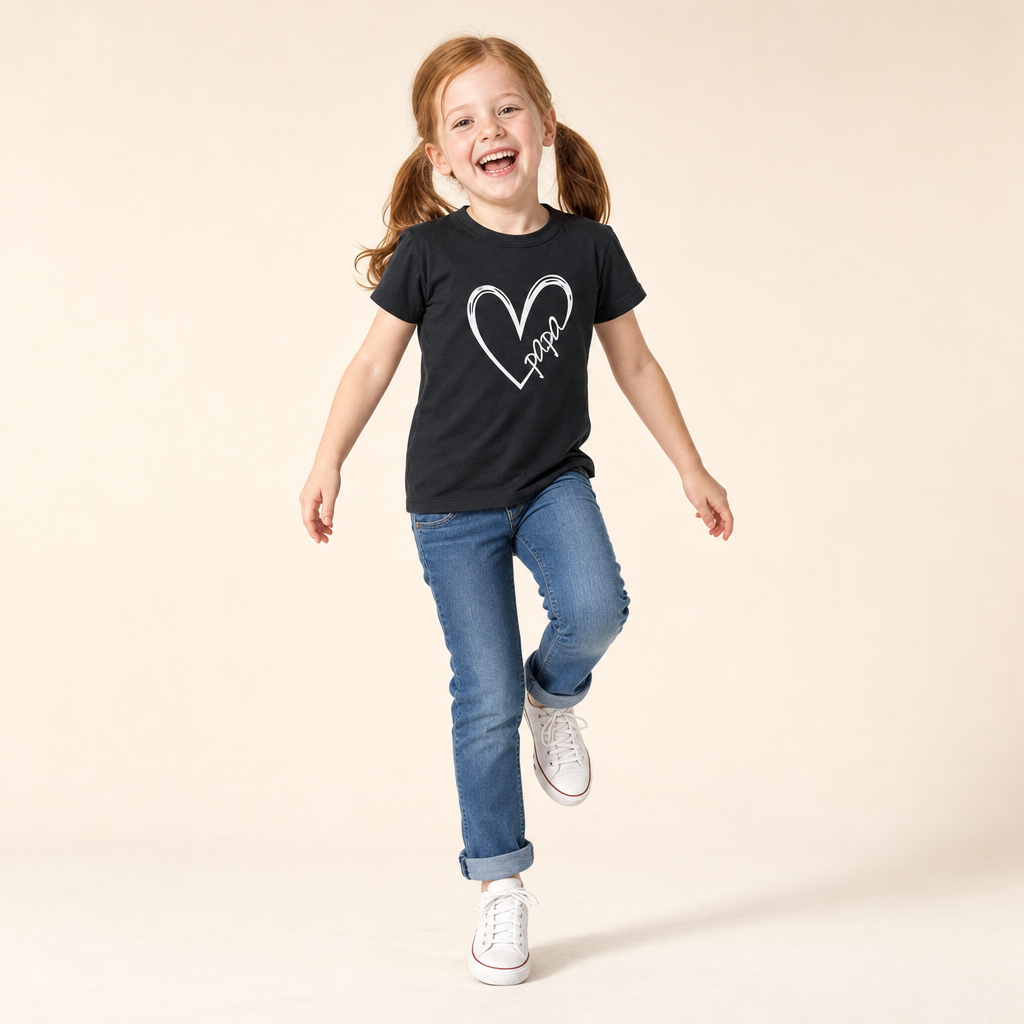 Papa & Mama Family Tee - kids tee