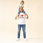 I Love My Daddy Matching Tee - dad and daughter in matching tees