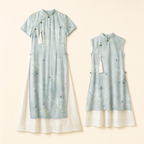 Lotus Garden Mommy & Me Dress - dresses flat lay