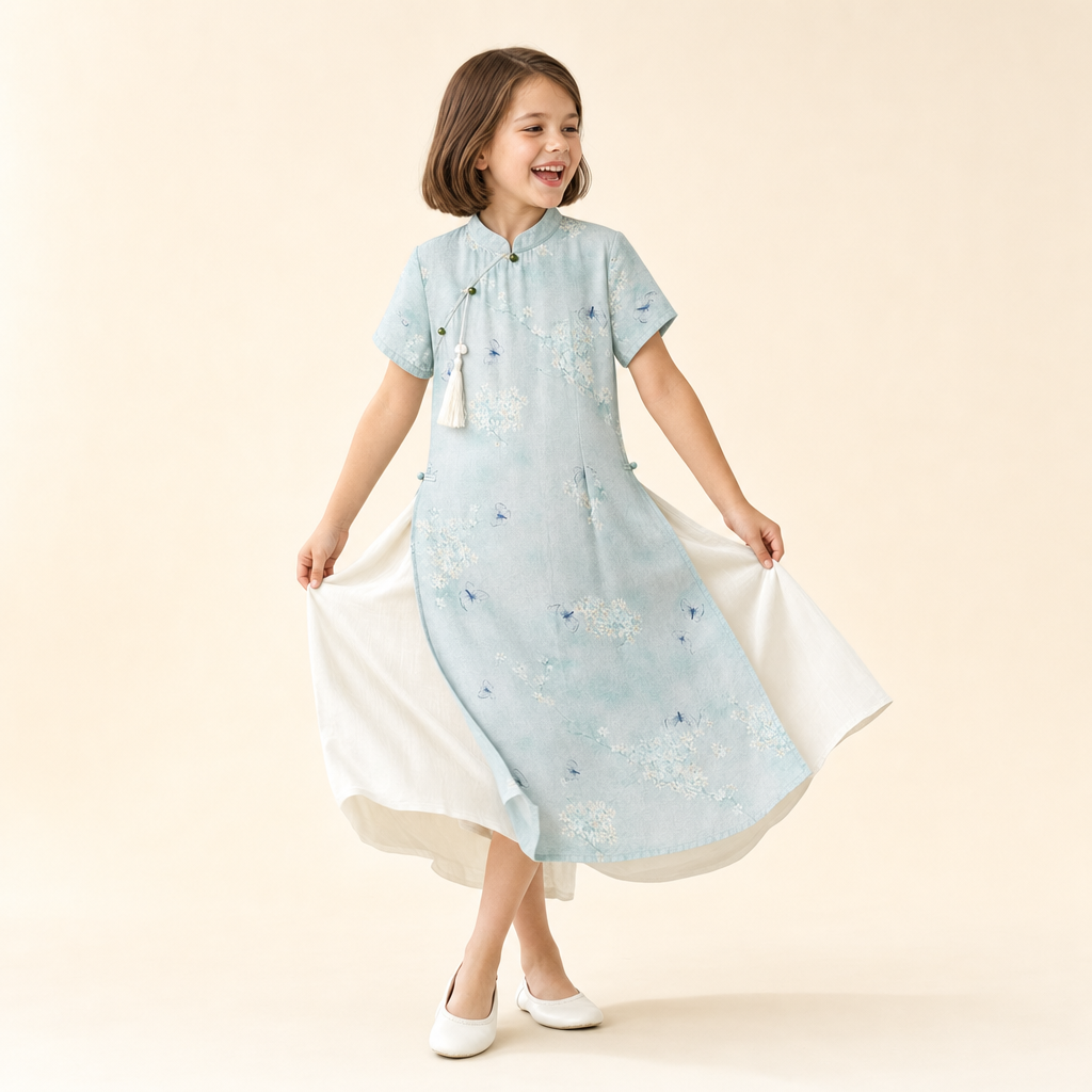 Lotus Garden Mommy & Me Dress - girl's dress