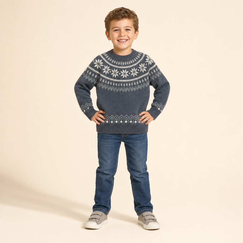 Fair Isle Family Matching Sweater - kids sweater