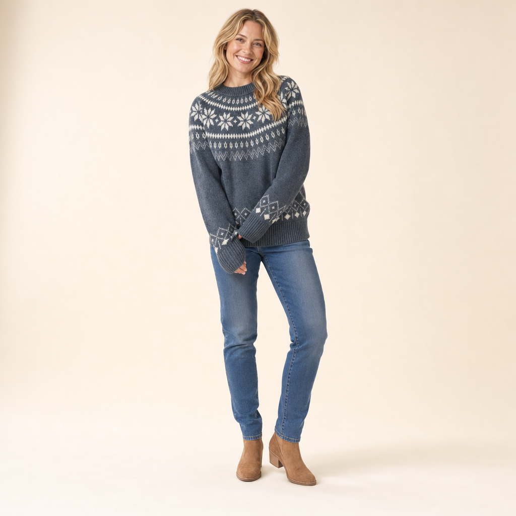 Fair Isle Family Matching Sweater - women's sweater