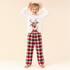 Winter Elk Family Loungewear - kids set, full length