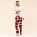 Winter Elk Family Loungewear - men's set, full length