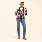 Cabin Knit Family Matching Cardigan - women's cardigan