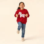 Little Horse Family Matching Sweater - kids sweater