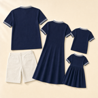 Resort Polo Family Matching Set - flat lay, back