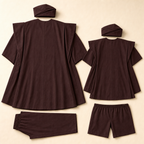 Heritage Dashiki Father & Son Set - flat lay, back