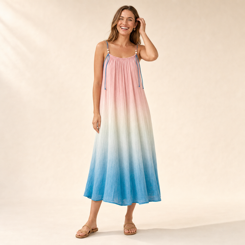 Beach Club Family Matching Set - women's vest dress
