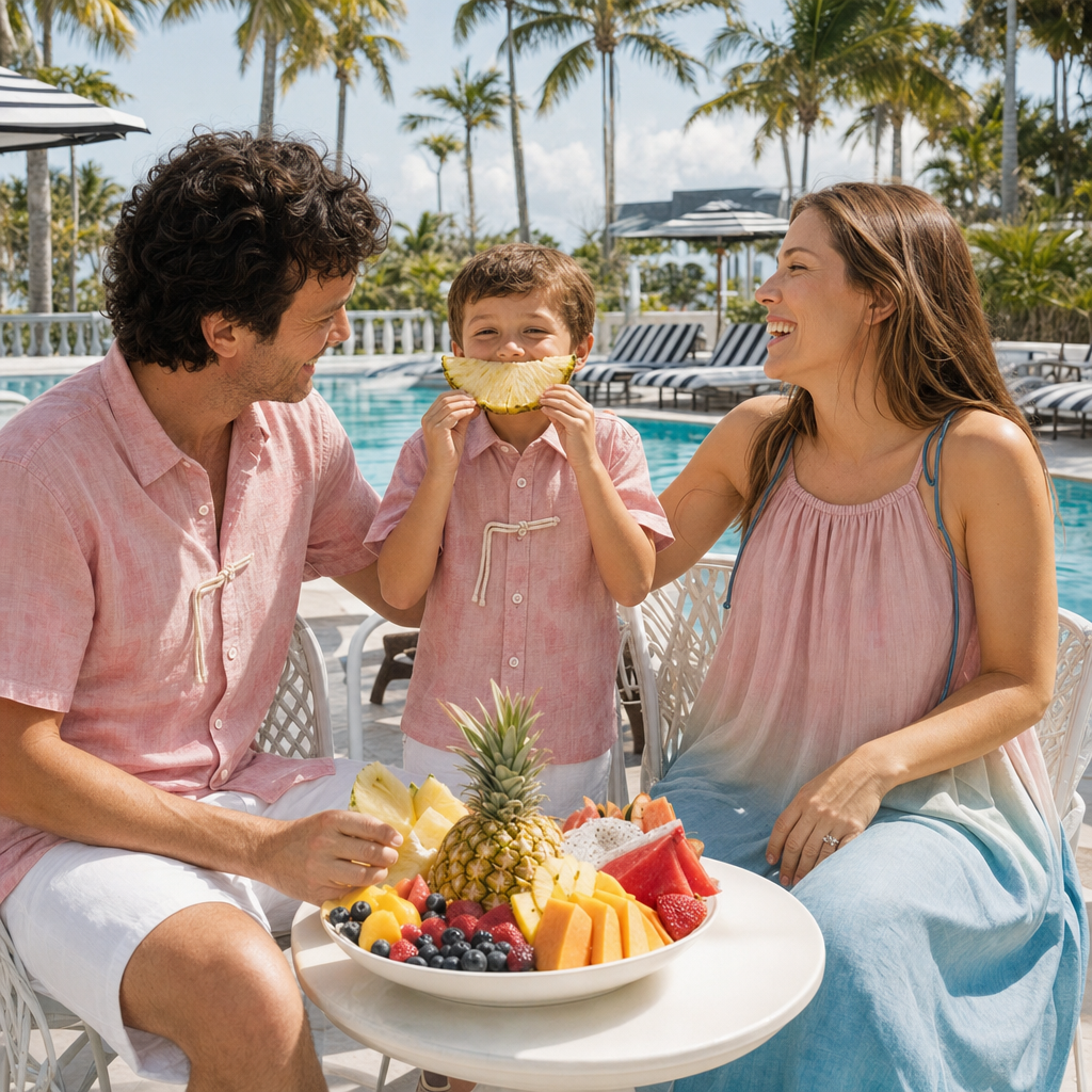 Beach Club Family Matching Set - family by the resort pool