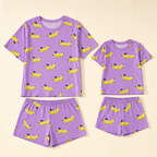 Summer Nights Mommy & Me Pajamas - flat lay, front