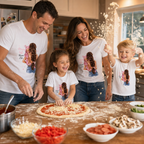 Everyday Modal Family Tee - family pizza night at home