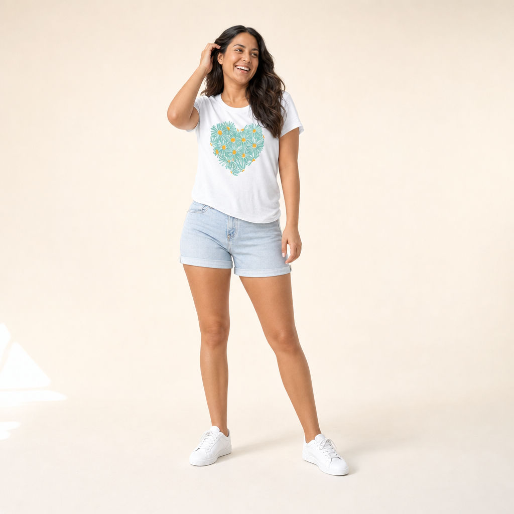 Bloom & Heart Mommy & Me Tee - women's tee