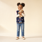 Bear Knit Family Vest - kids vest