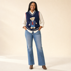 Bear Knit Family Vest - adult vest