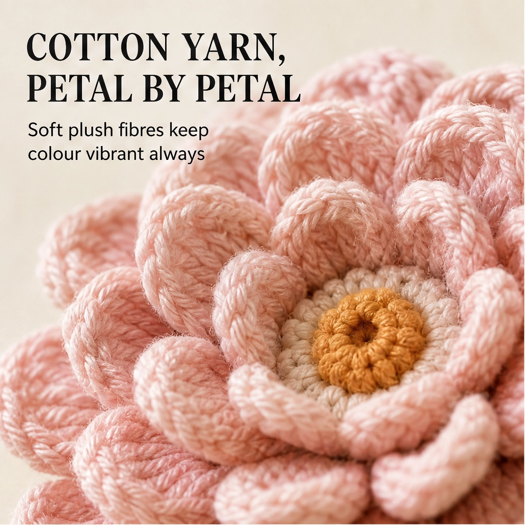 Crochet Flower Wall Hanging