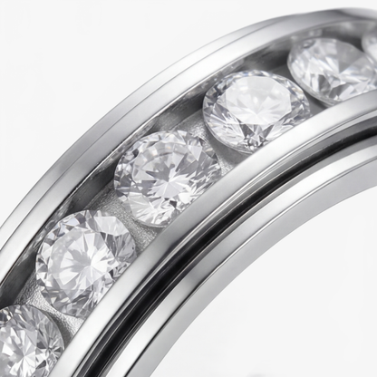 Rotating Zirconia Spinner Ring