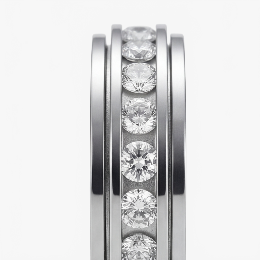 Rotating Zirconia Spinner Ring