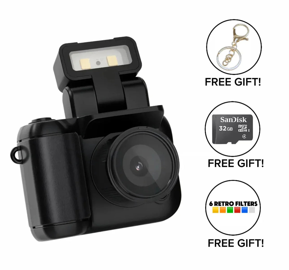 Retro Compact Digital Camera