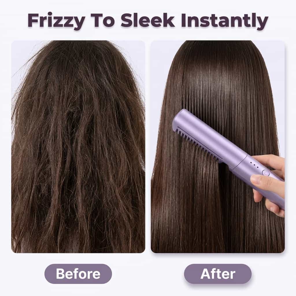 Cordless Travel Hair Straightener